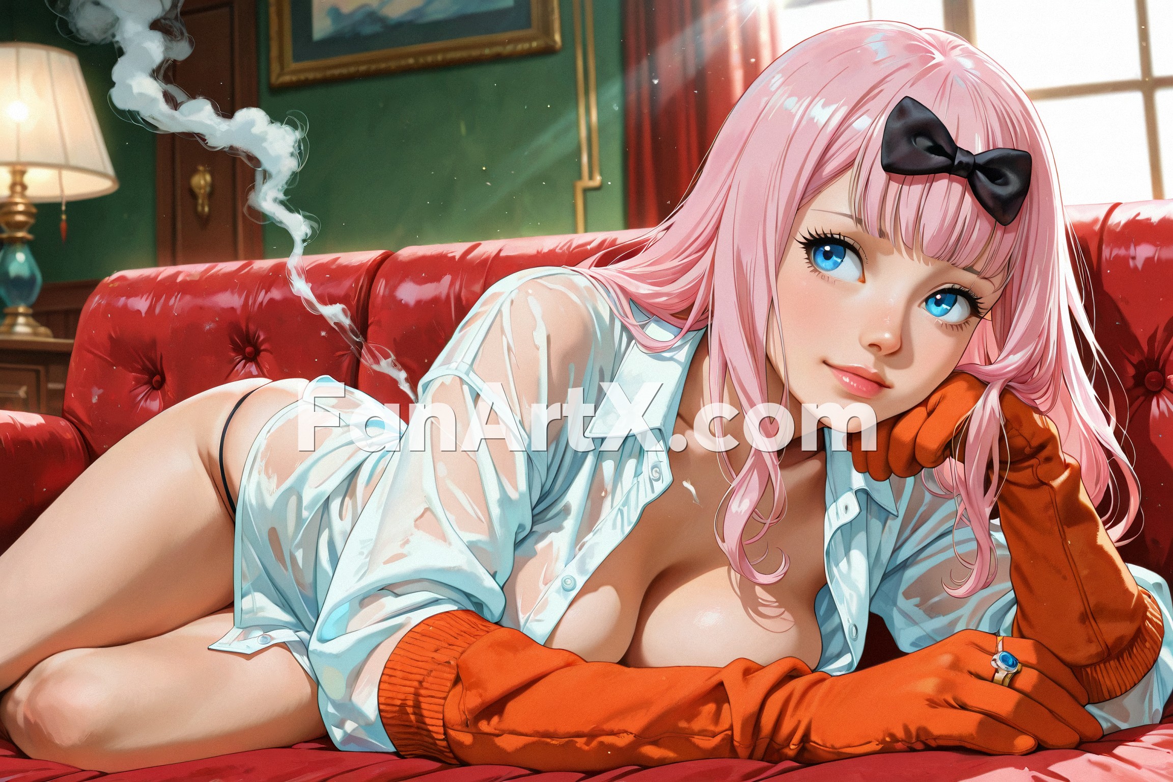 Chika Fujiwara fanart - kaguya sama love is war character 1953723